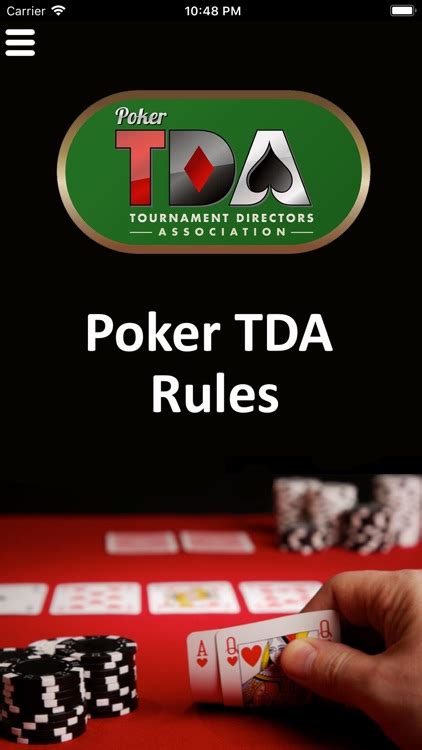 Poker tda rules